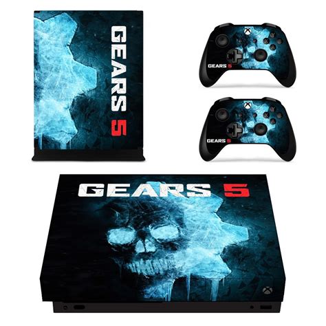Gears 5 Decal Skin Sticker For Xbox One X And Controllers