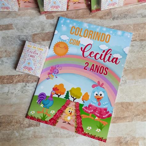 Livro De Colorir Galinha Pintadinha Fazemos Todos Os Temas