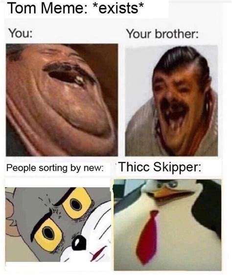 invest in thicc skipper r kowalski memes