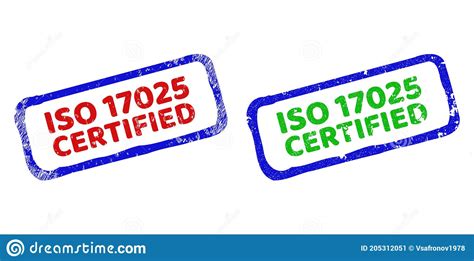 Iso 17025 Certified Bicolor Rough Rectangular Seals With Grunge Styles