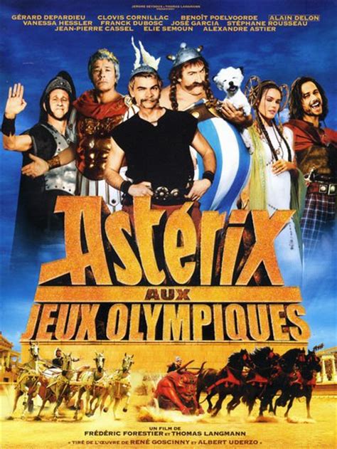 La couverture à un format identique à l'e.o cartonné, numérotation des pages commence par le chiffre 05, chiffres blanc dans un rond noir. Astérix aux Jeux olympiques - Tout sur les films, séries ...