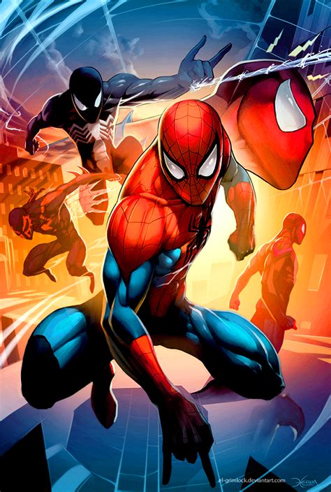 Spiderman Comic Multiverse