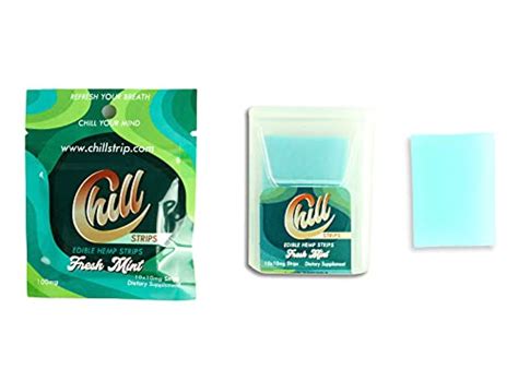 Relax With Hemp Extract Breath Strips By Chill Refresh Your Breath