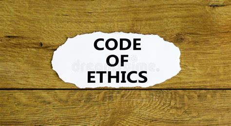 Coe Code Of Ethics Symbol Concept Words `coe Code Of Ethics` On