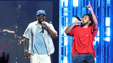 At 50 Cent Concert J Cole Calls ‘get Rich Or Die Tryin The Best