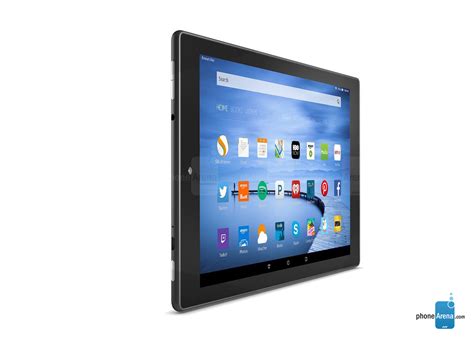 The weight is well distributed, however, so the tablet is comfortable to hold with two hands for long periods. Amazon Fire HD 10 full specs