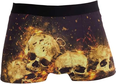 Skulls And Bones Boxer Briefs For Men Men S Comfortable Underwear At