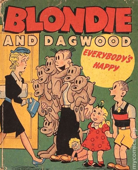 Blondie And Dagwood Everybodys Happy 1948 Whitman Blb Comic Books