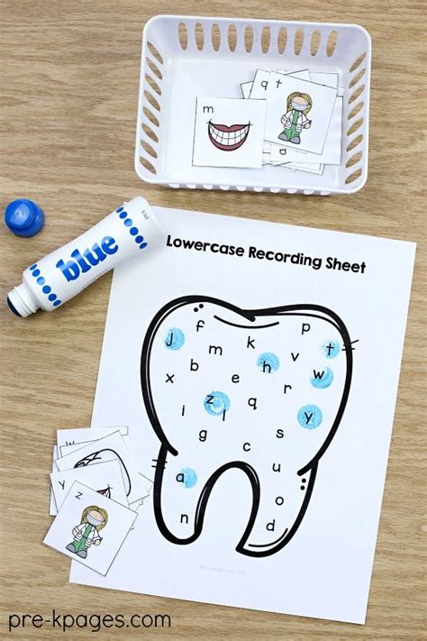 Dental Health Theme Activities For Preschool Health Literacy Dental