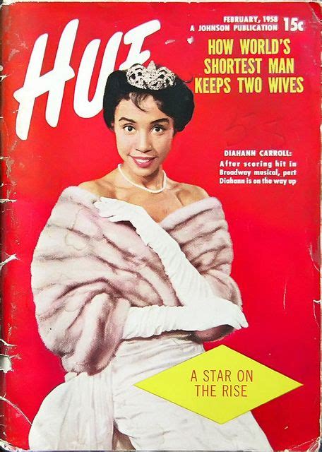 Diahann Carroll A Star On The Rise Hue Magazine February 1958 Jet Magazine Black Magazine