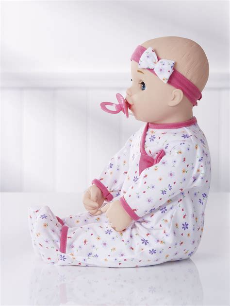 You And Me Sweet Dreams 18 Inch Baby Doll Caucasian In Floral Print