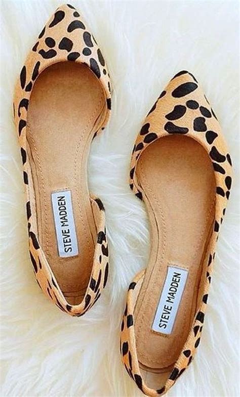 Steve Madden Elusion Leopard Pony Fur D Orsay Flats Flats Shoes Leopard Print Flats