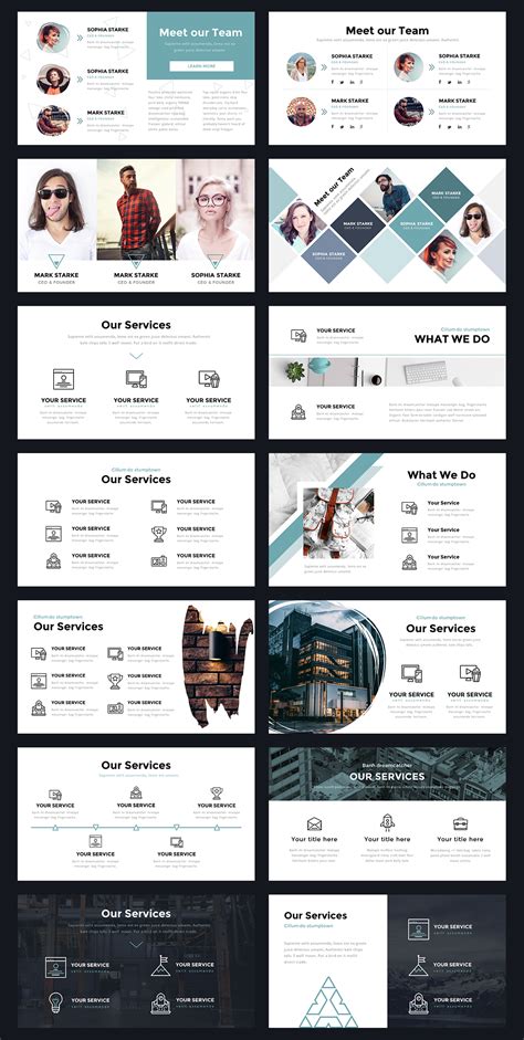 Portal Modern Powerpoint Template By Thrivisualy On Creativemarket