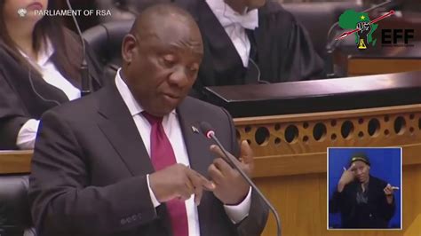 Cic Julius S Malema Questions President On Land Reform Youtube