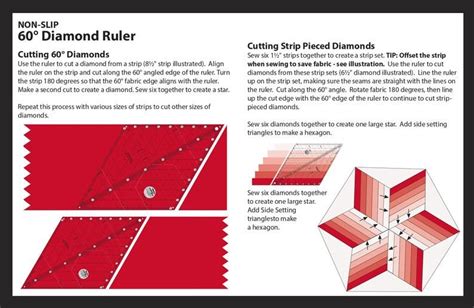Quilting Ruler Creative Grids 60 Degree Diamond Ruler Cgr60dia Krista