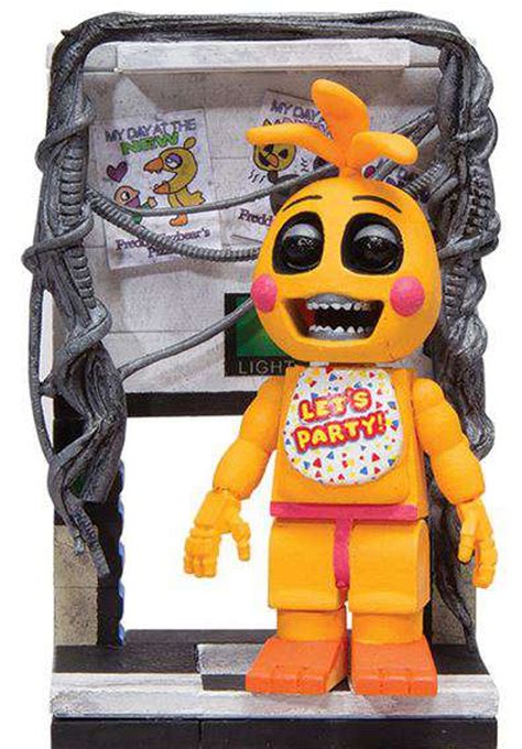 Mcfarlane Toys Five Nights At Freddys Toy Chica With Right Air Vent Micro Figure Build Set Toywiz
