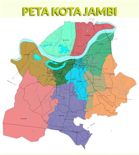 Peta Administratif Propinci Jambi