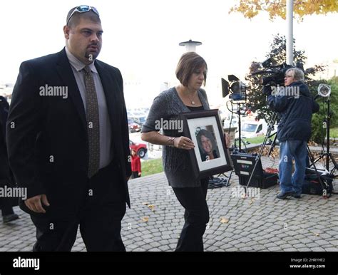 Roxanne Lloyd Right Carries A Picture Of Her Daughter Jessica Lloyd