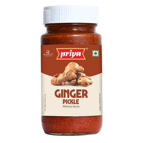 Ginger Pickle Buy Ginger Pickle Online Priya Foods