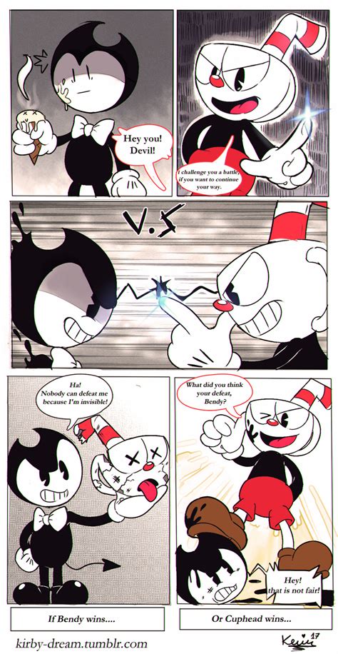 Cuphead And Bendy Comic By Kirby Popstar On Deviantart