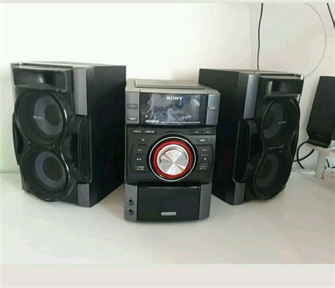 Sony Genezi Mhc Ec99i Hi Fi Stereo System With 2x Speakers And Ipod