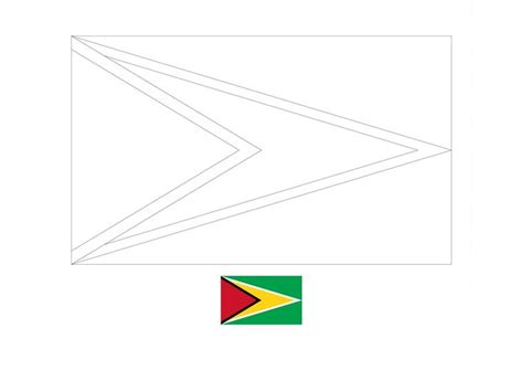 Guyana Flag Coloring Page Flag Coloring Pages Coloring Pages Guyana