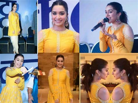 Shraddha Kapoor Looked Like A Sunshine In A Bright Yellow Outfits By Anoli Lily Maymac Hindi