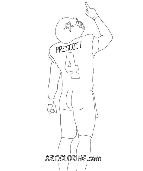 Dallas Cowboys Coloring Pages For Kids - Coloring Home