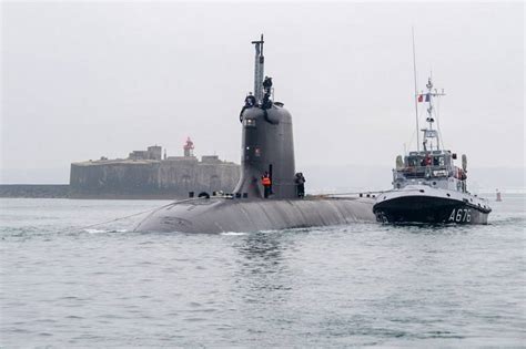The Head Of The French Nuclear Submarine Barracuda Suffren Type Went To