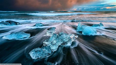 Ice Beach Iceland Wallpapers Hd Desktop And Mobile Backgrounds