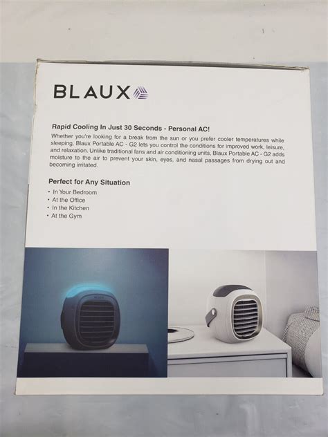 New Blaux Desktop Evaporative Cooler G2 Usb Portable Air Conditioner Ac