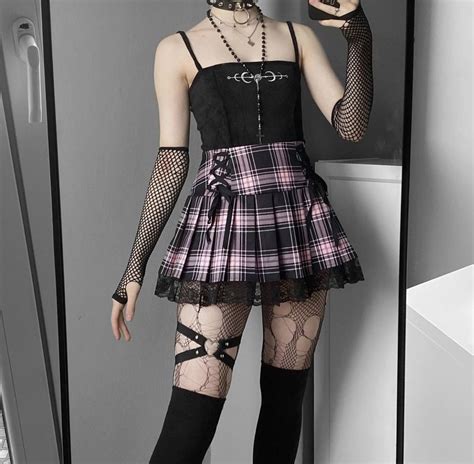 ‘lillian Plaid Skirt 2 Colours Shop Tmp In 2021 Egirl Fashion