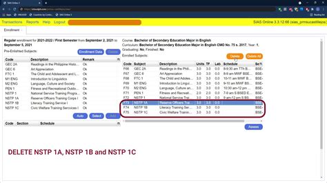 Online Enrollment Tutorial For Freshmenfirst Year Bsed English Bsed