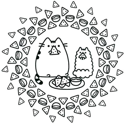 Pusheen Cat Coloring Pages At Getdrawings Free Download