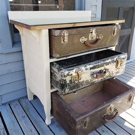 Shabby Suitcase Dresser Inspired Finds