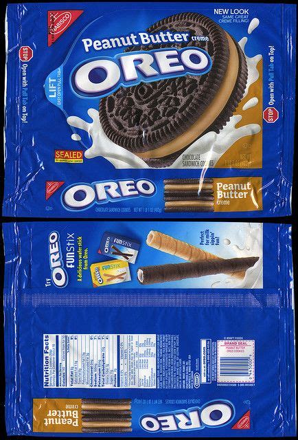 Nabisco Packages Nabisco Oreo Peanut Butter Creme Cookie Package