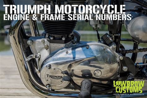 Triumph Motorcycle Engine And Frame Serial Vin Numbers Lowbrow Customs
