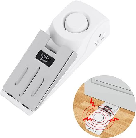 Kaket Door Stop Alarm Wedge Portable Wedge Door Stop Security Alarm