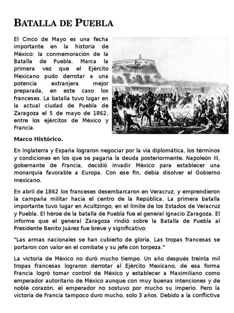 Batalla De Puebla Historia Operaciones Militares Guerra De La Era