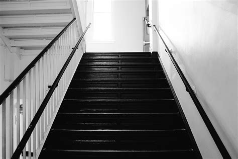 Free Images Light Black And White Architecture Wood Stair