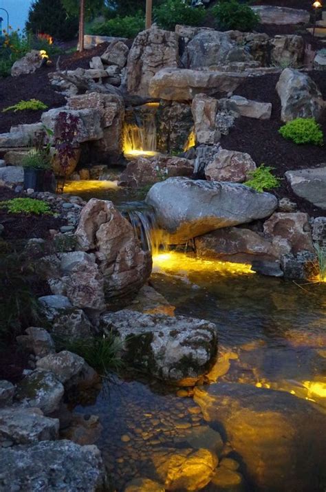 The look of a garden waterfall varies greatly from one the next. 30+ Innovative DIY Backyard Waterfall Ideas To Beautify ...