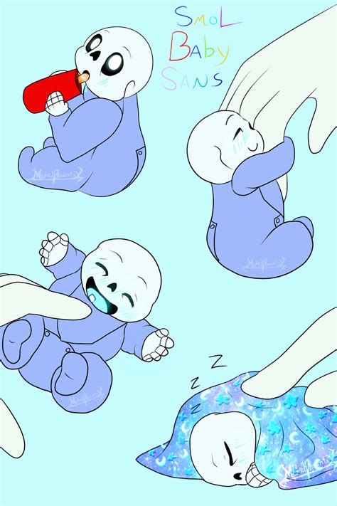 Smol Baby Sans Baby Sans Anime Undertale