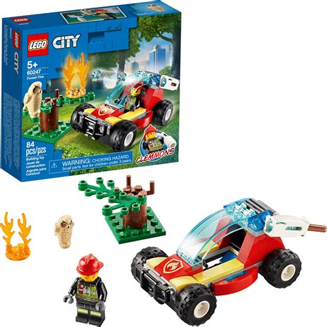 Lego City Forest Fire 60247 Firefighter Toy Cool Building Toy For Kids