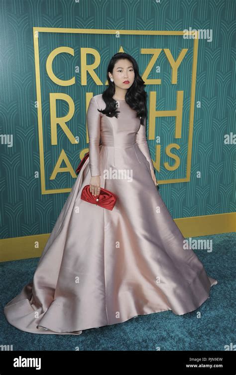 Premiere Crazy Rich Asians Featuring Awkwafina Where Los Angeles California United States