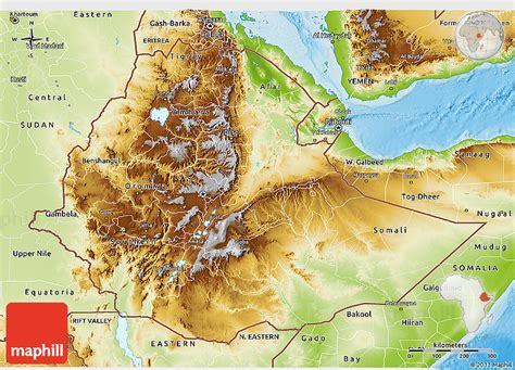 Large Detailed Physical Map Of Ethiopia With All Roads Cities And Vrogue