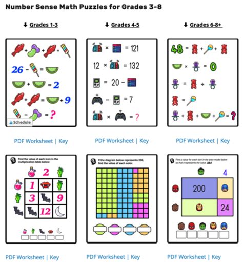 Free Math Sheets For 4th Grade Easy To Print — Mashup Math