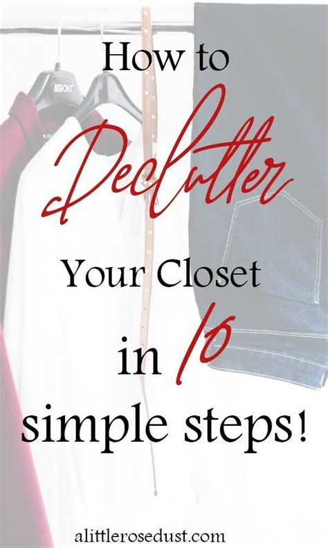 How To Declutter Your Closet In 10 Simple Steps The Caity Collective Closet Hacks