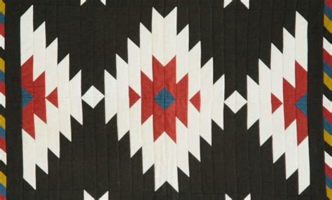 Navajo Blanket Quilt Centre Medallion With Anne Baxter