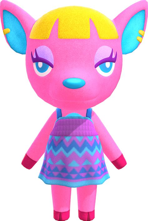 Fuchsia Is A Sisterly Deer Villager In The Animal Crossing Series She