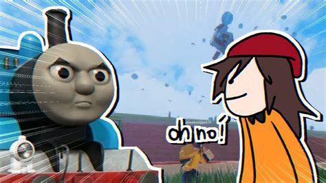 I Broke Thomas The Tank Engine Roleplay Game On Roblox Youtube